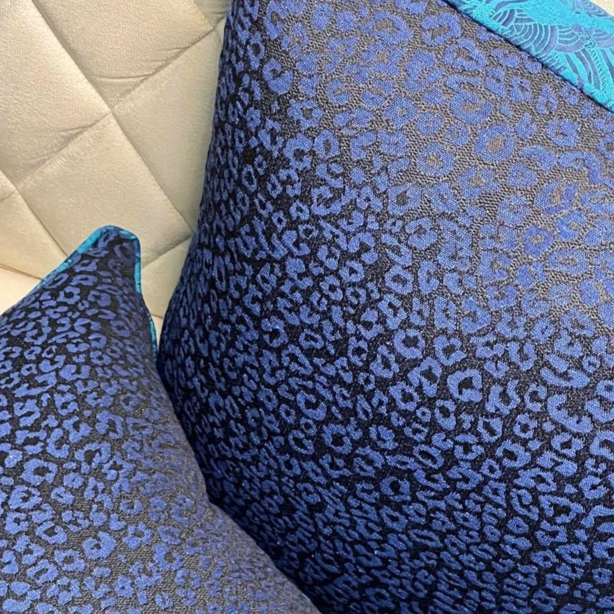 Blue Leopard | Set of 2