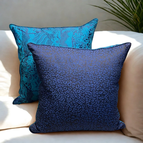 Blue Leopard | Set of 2