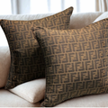 Brown FF All over | Set of 2