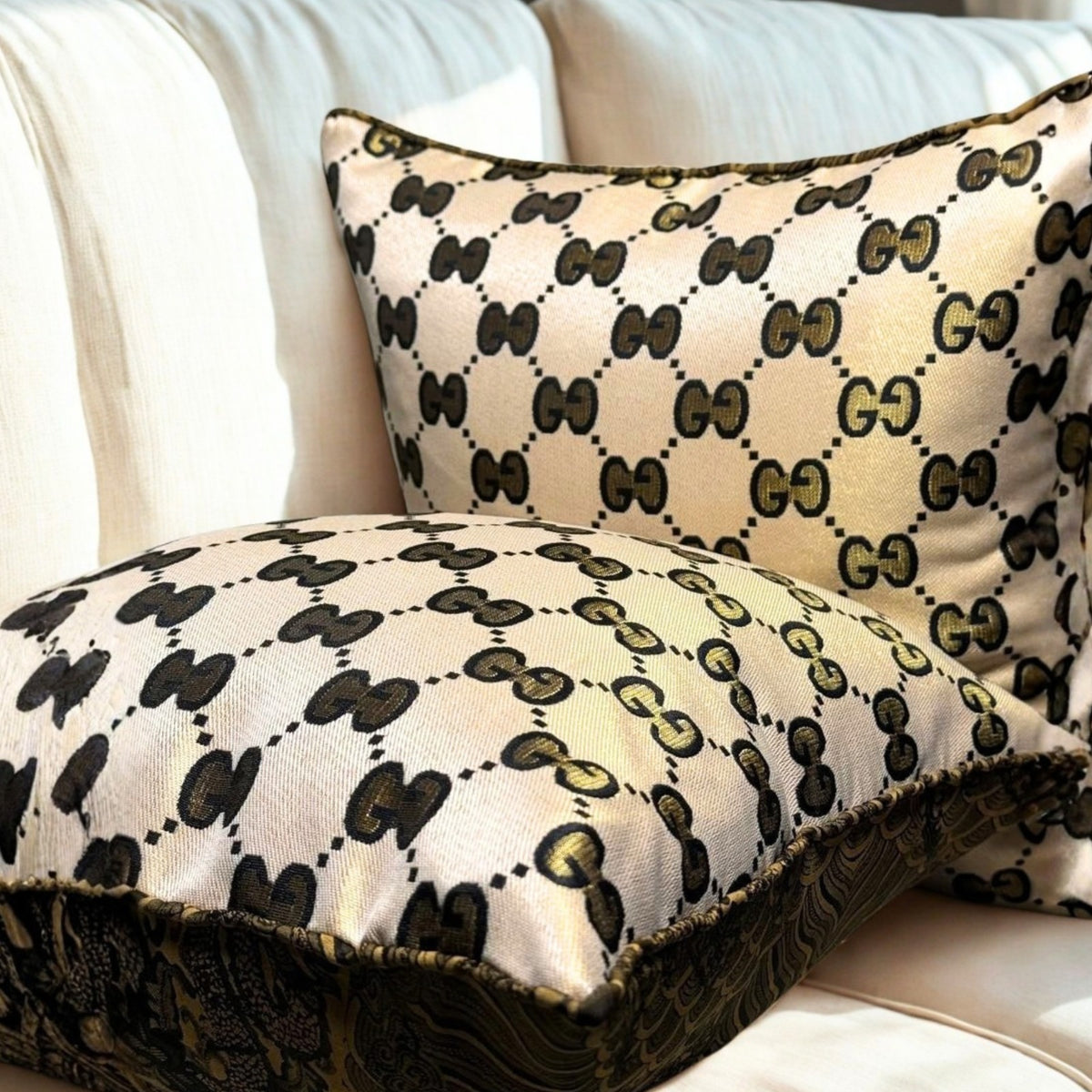 Gold GG All over | Set of 2