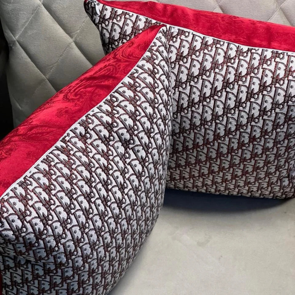 Red CD All over | Set of 2